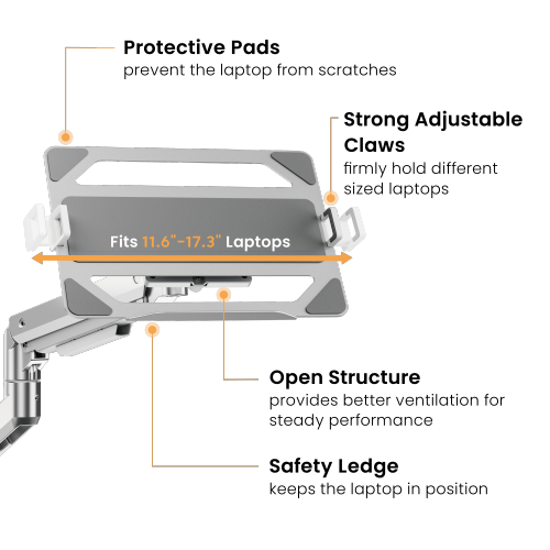 ASTRO Laptop Holder - 11.6" ~ 17.3"